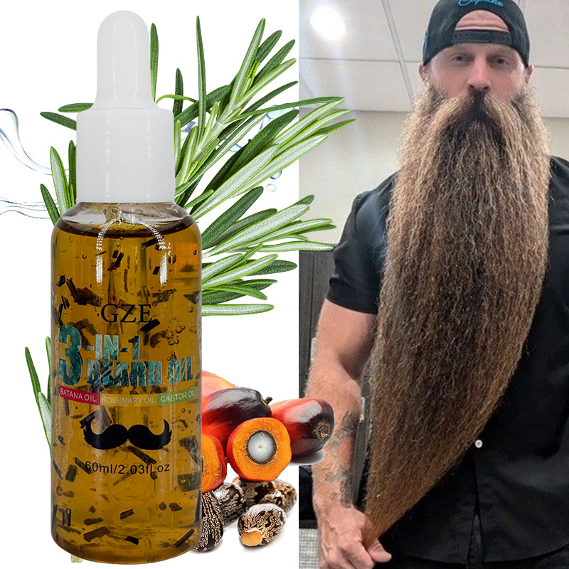 GZE 3-in-1 Beard Oil 30ml