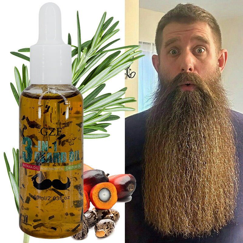 GZE 3-in-1 Beard Oil 30ml